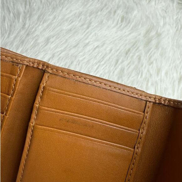 COACH y2k Yellow Brown Signature Soho Wallet - Picture 7 of 12